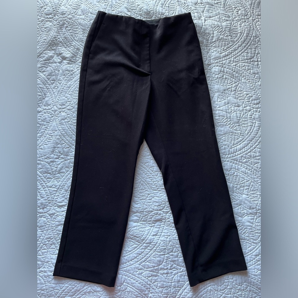 LOFT High Waist Elastic Black Dress Pants - Picture 2 of 5